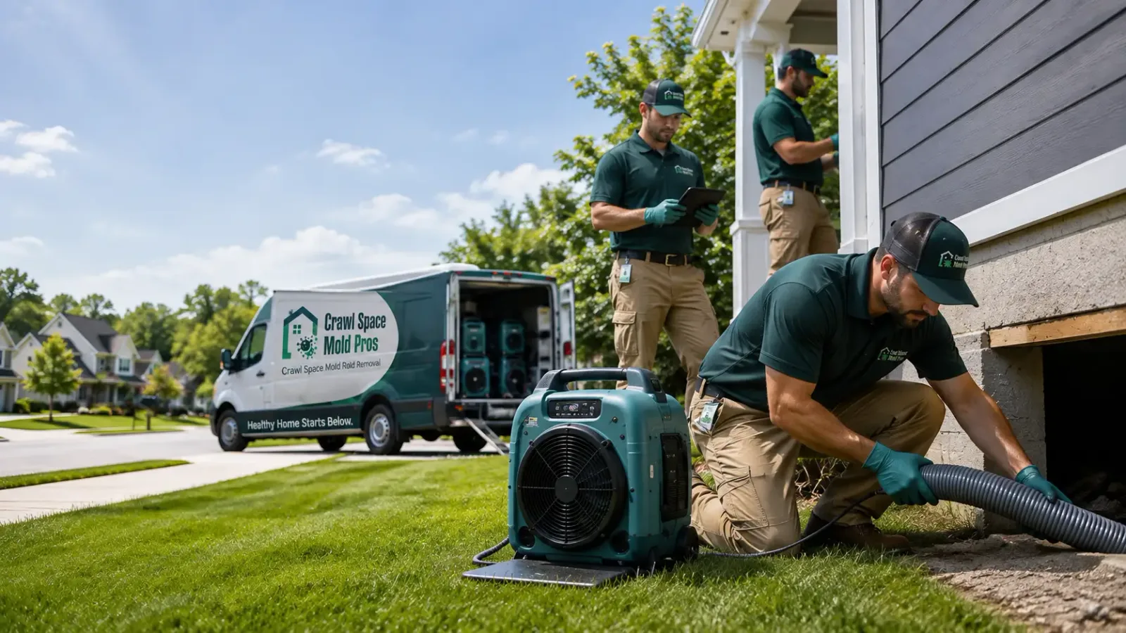 Crawl Space Mold Removal in Groveport, OH